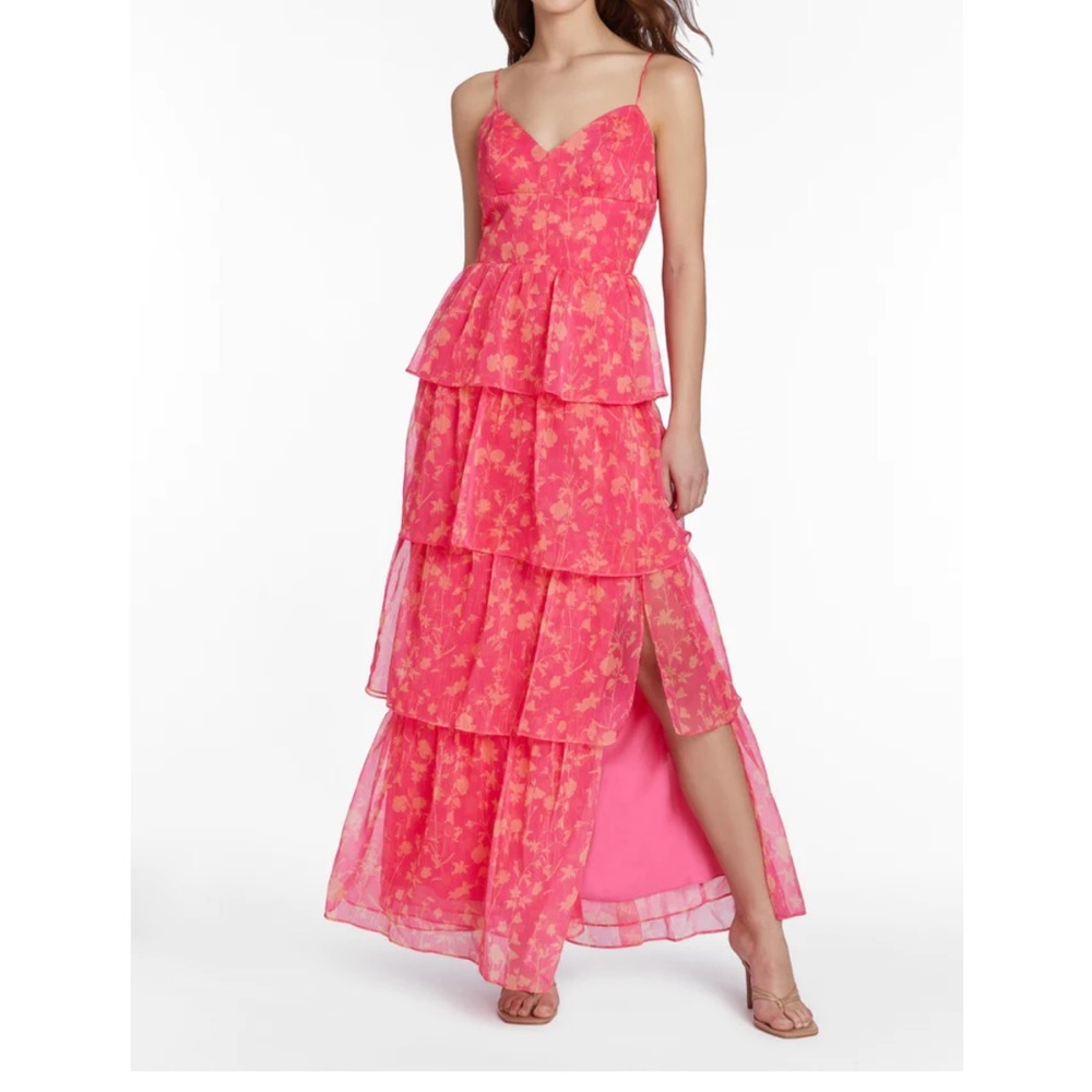 Revolve wedding guest maxi dress, medium